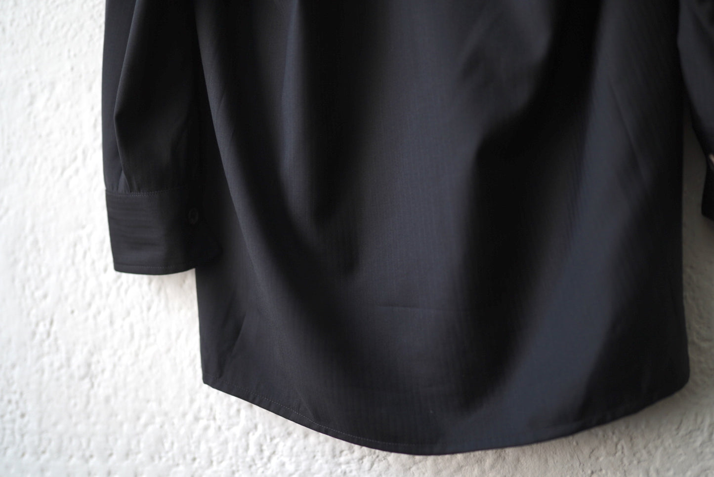 21SS CVS04 Piacenza Super140's Wool “SUBLIME” ウールヘリンボーンロングシャツ / Geoffrey.B.Small(ジェフリービースモール)