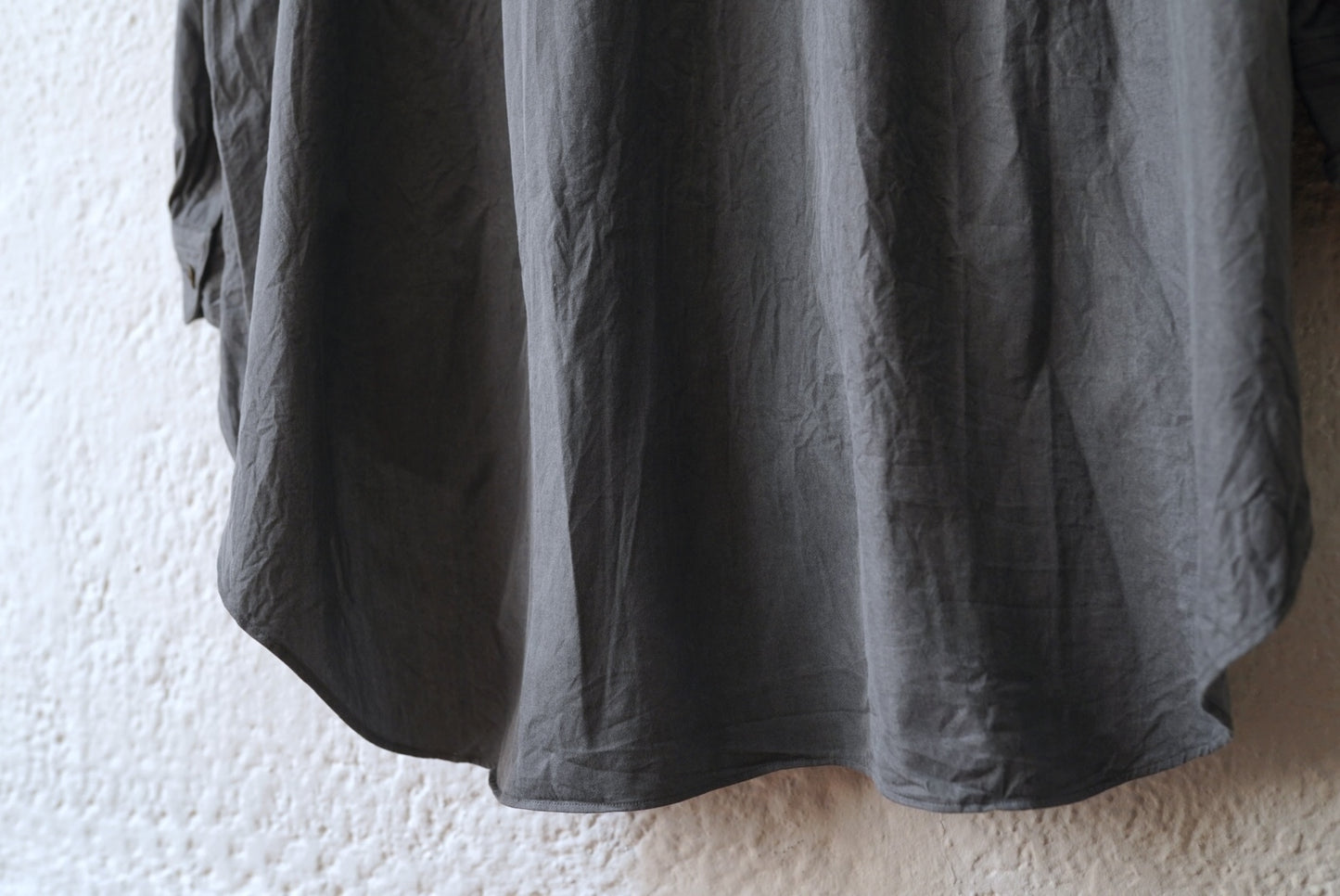 22SS Narrow Collar Long Classic Over Shirts ナローカラーオーバーシャツ / the Crooked Tailor(ザ クルーキッドテーラー)
