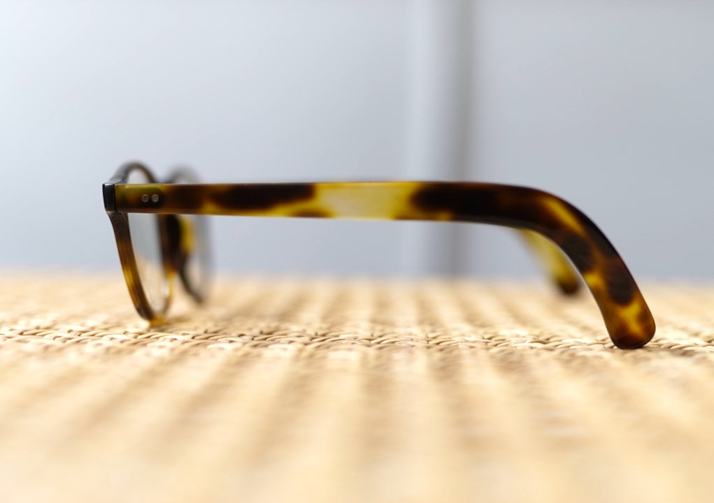 1940's Parisian パリジャン 芯なし セルフレームアイウェア 眼鏡 イエロートートイズ / frame france(フレームフランス)