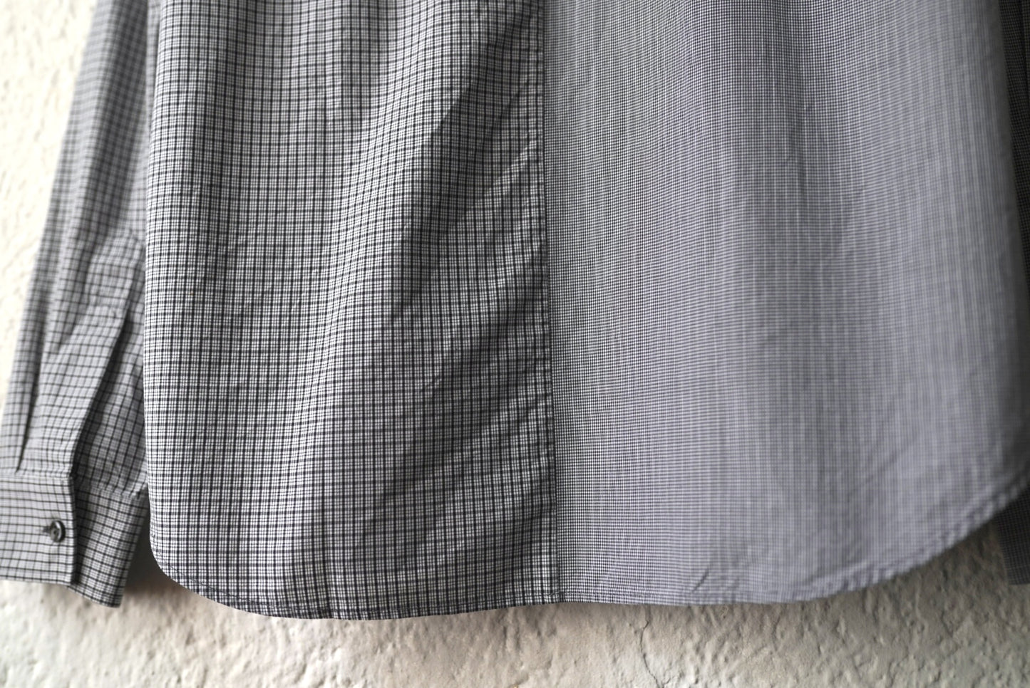 15SS ボタンダウンジップアップチェックシャツ / Maison Margiela(メゾンマルジェラ)
