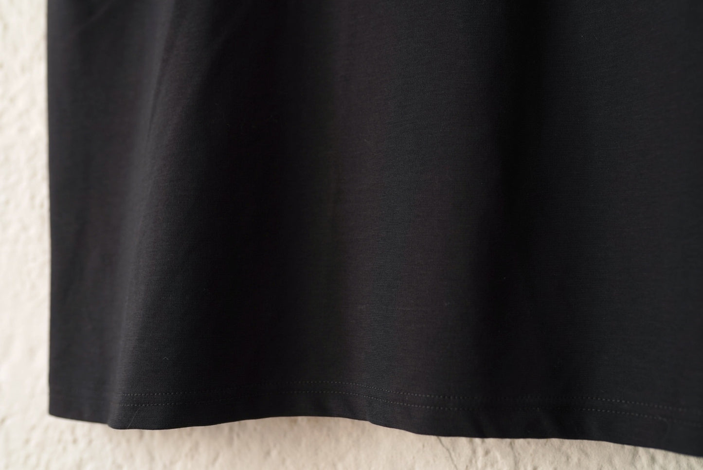 17SS アシンメトリーコンビ半袖Tシャツ / HYKE(ハイク)