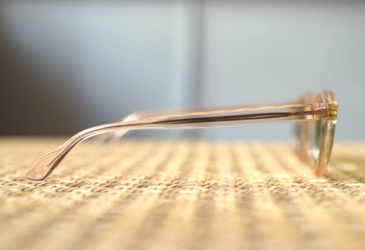 1950's Parisian パリジャン セルフレームアイウェア 眼鏡 ローズ / frame france(フレームフランス)