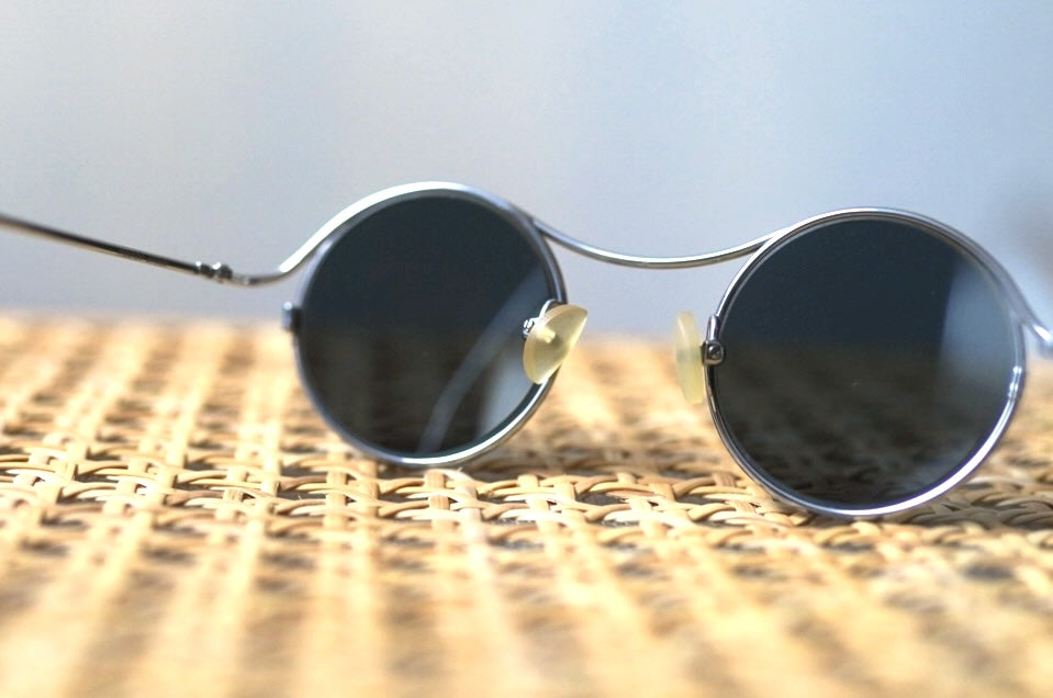 24AW OO300 チタンフレームラウンドサングラス アイウェア 眼鏡 / m.a+(エムエークロス)