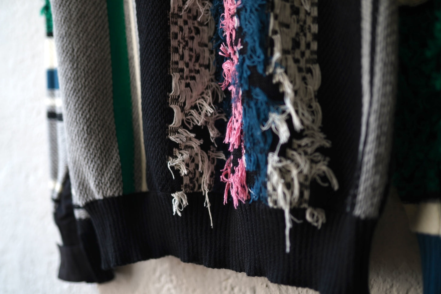 22SS Rug Jacquard Knit Pullover ラグジャガードニットプルオーバー セーター / sacai(サカイ)