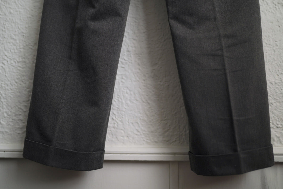 20AW Work Slacks ウールスラックスパンツ グレー / Q Retailor