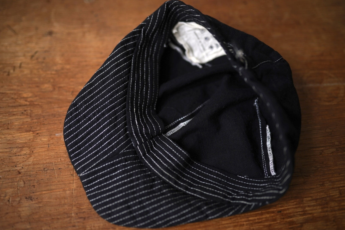 23SS POMELO ブラックデニムキャップ / Project by H(プロジェクトバイエイチ)