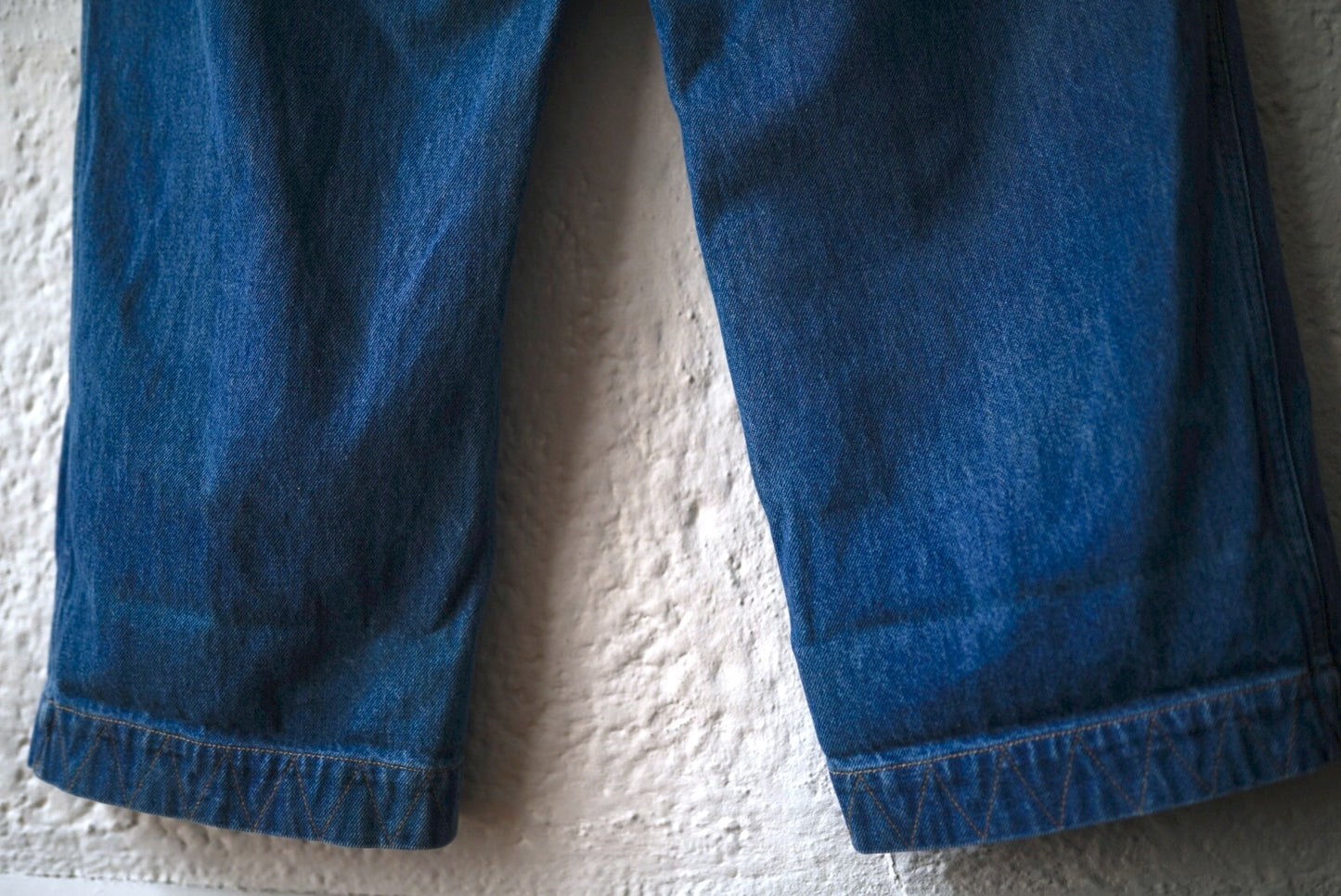 19SS タックワイドデニムトラウザーズパンツ / KUON(クオン)