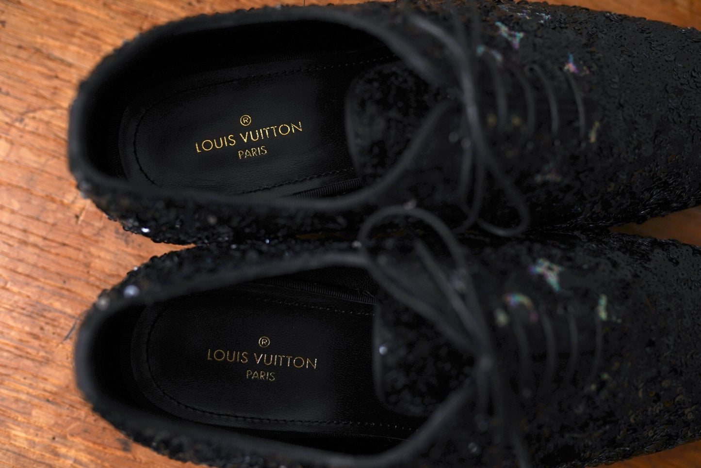 ホールカットスパンコールモノグラムシューズ / LOUIS VUITTON(ルイヴィトン)