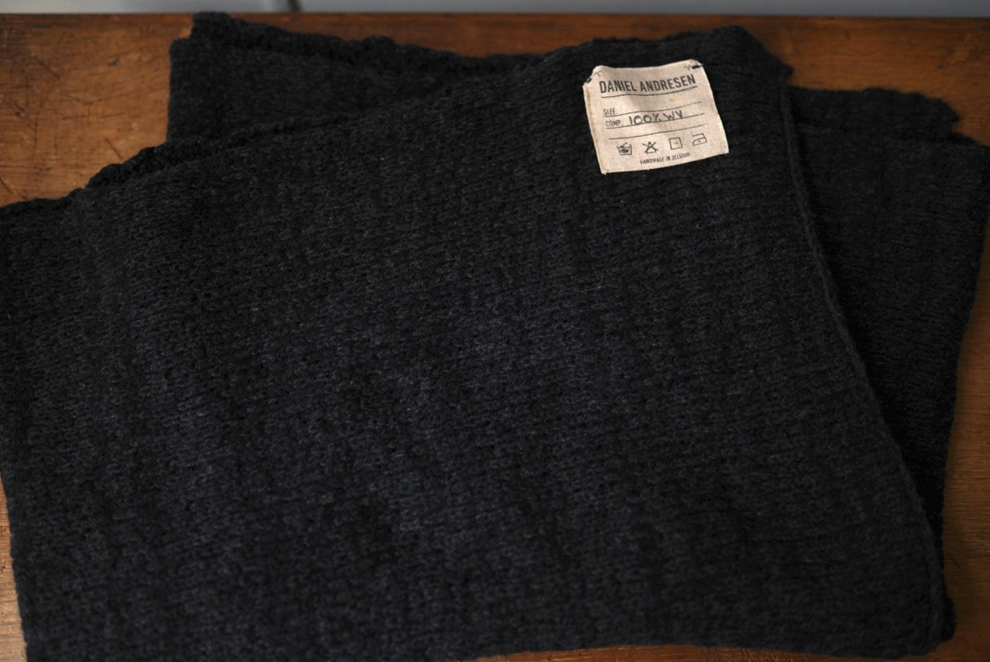 16AW 大判ニットストール / DANIEL ANDRESEN(ダニエルアンドレセン)