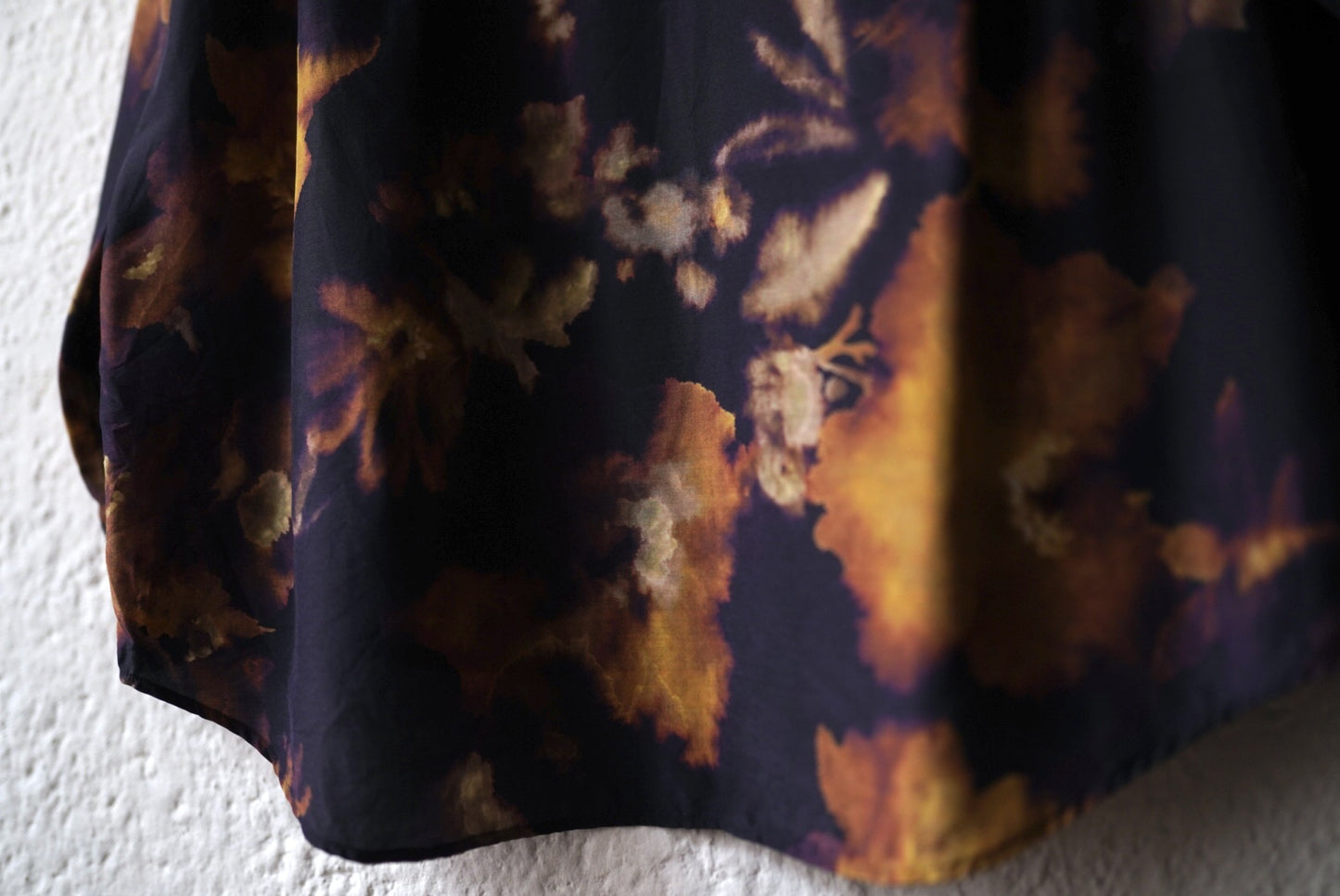 25AW SHIRT032 シルクキュプラ総柄シャツ / calmlence(カームレンス)