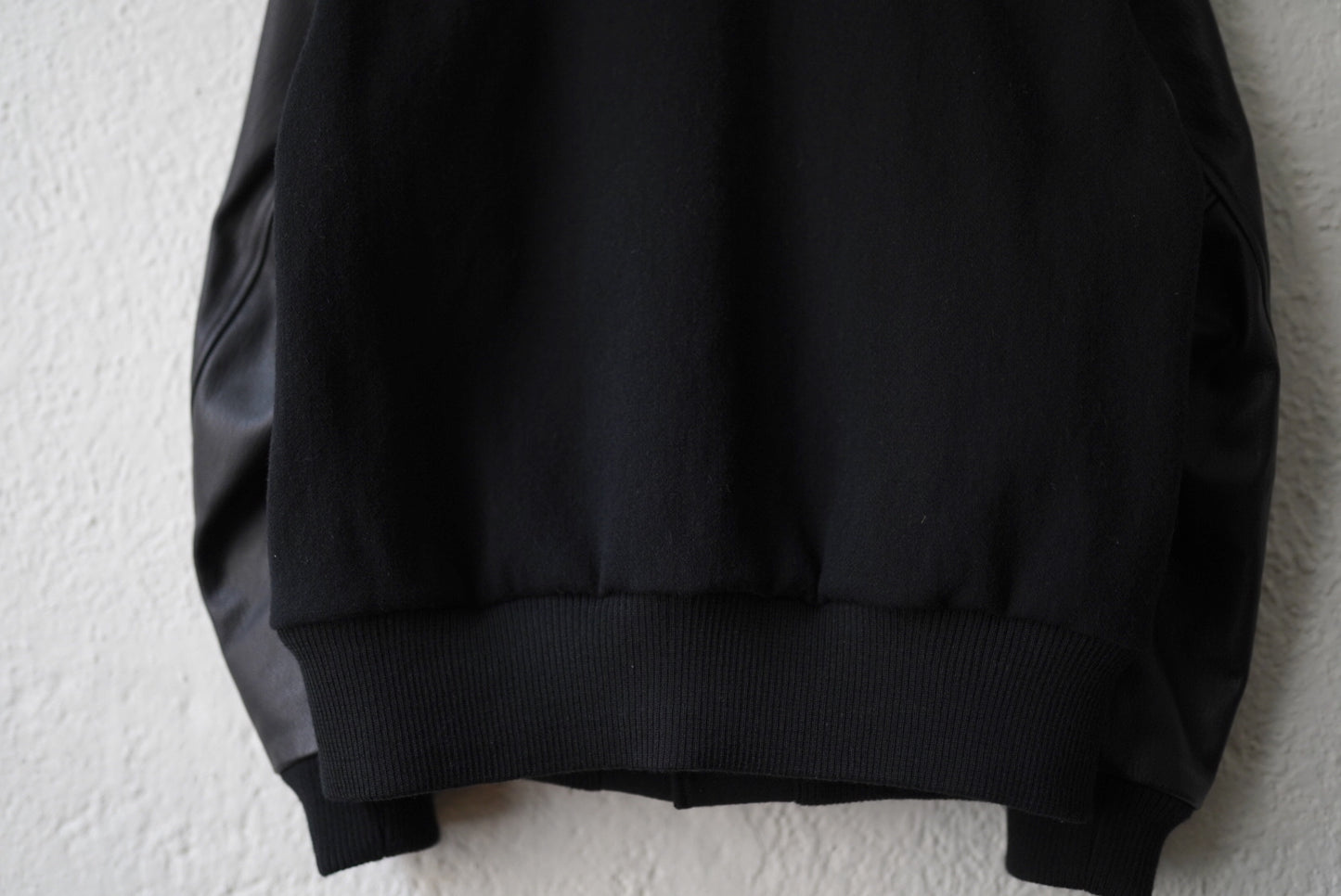 22AW VERSITY JACKET レザー切り替えスタジャン / WASEW(ワソウ)