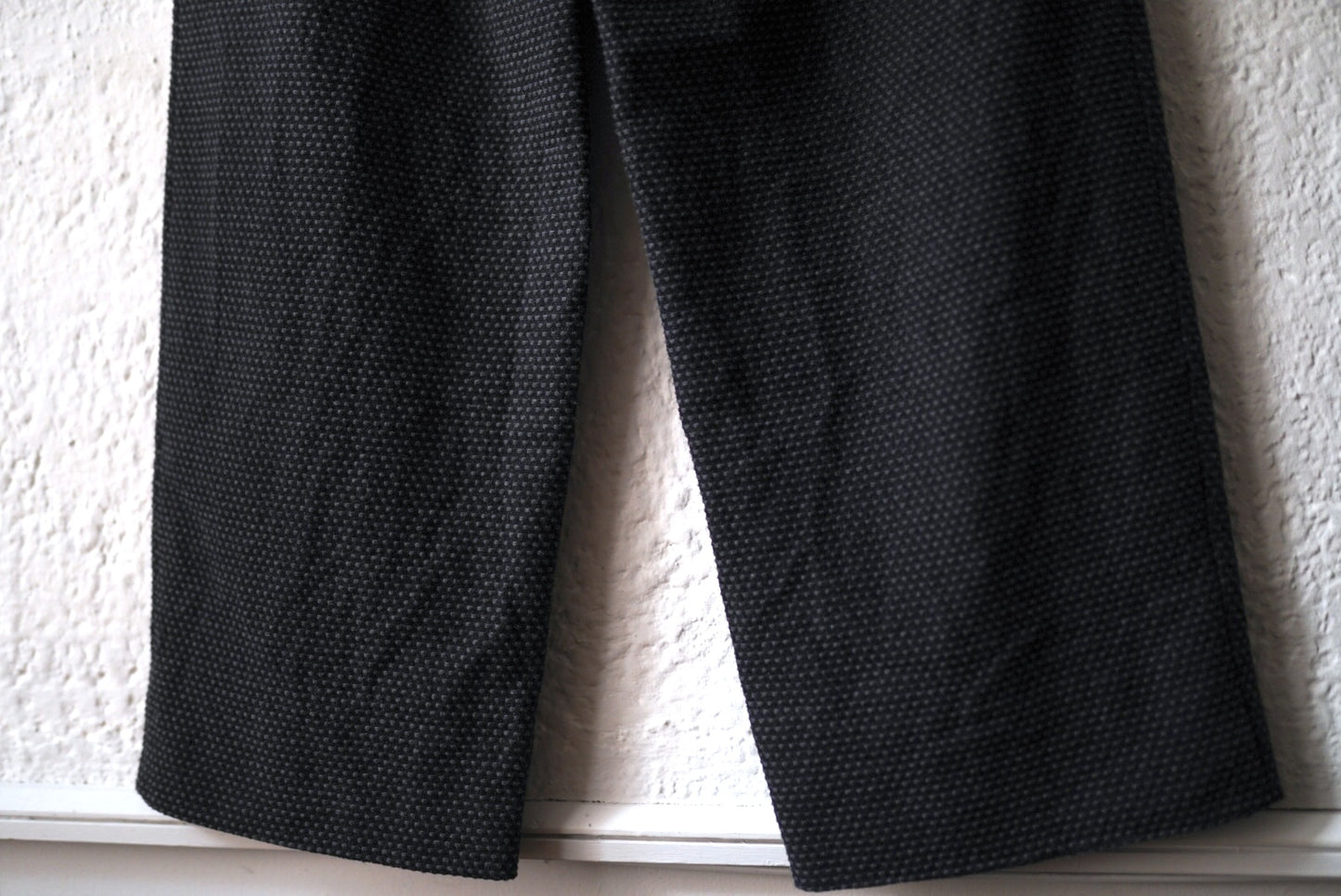 25AW PANTS034 No Pleated Wide Pants Sashiko 刺し子トラウザーズパンツ / calmlence(カームレンス)