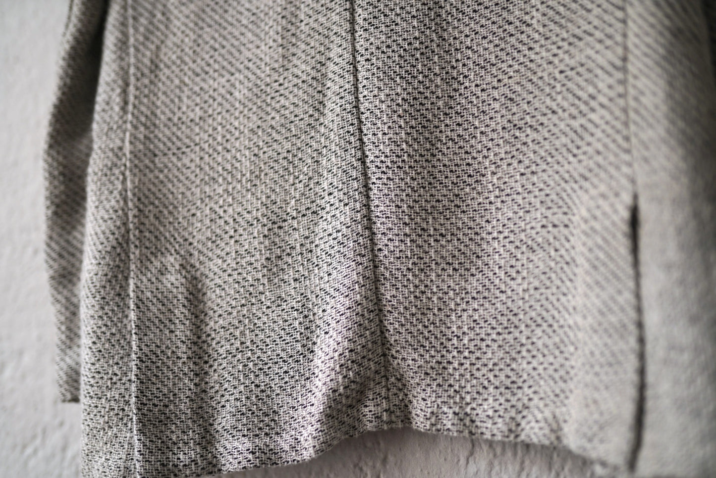 24SS Colombina 手織りコットンリネン1Bショールカラーブレザージャケット / Geoffrey.B.Small(ジェフリービースモール)