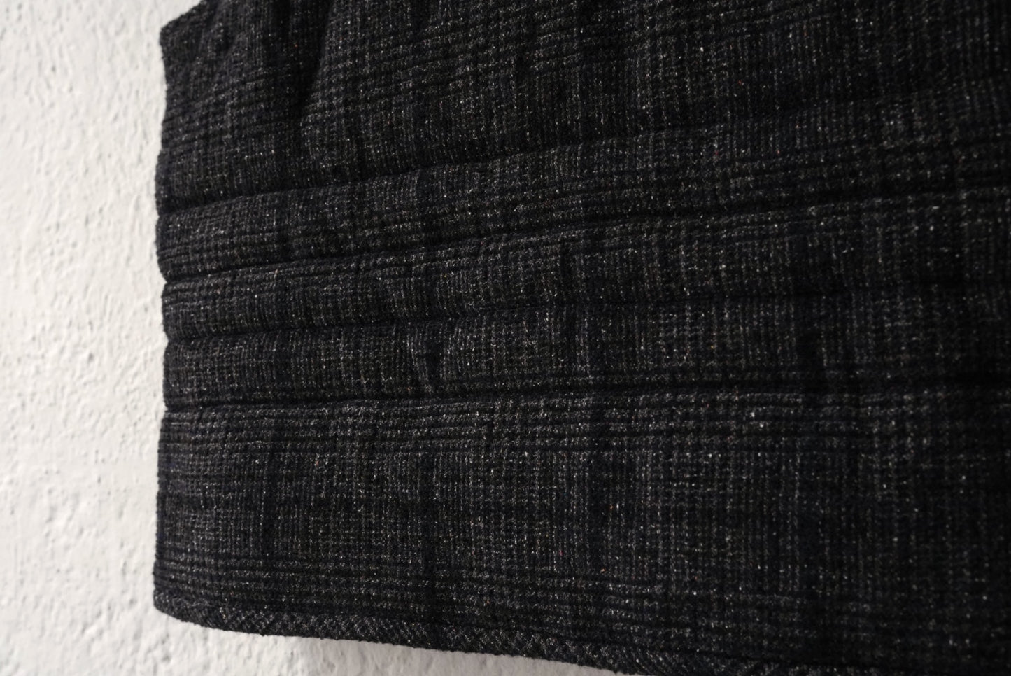 23AW Five Button Quilt Gilet キルティングウールジレ ベスト / the Crooked Tailor(ザ クルーキッドテーラー)