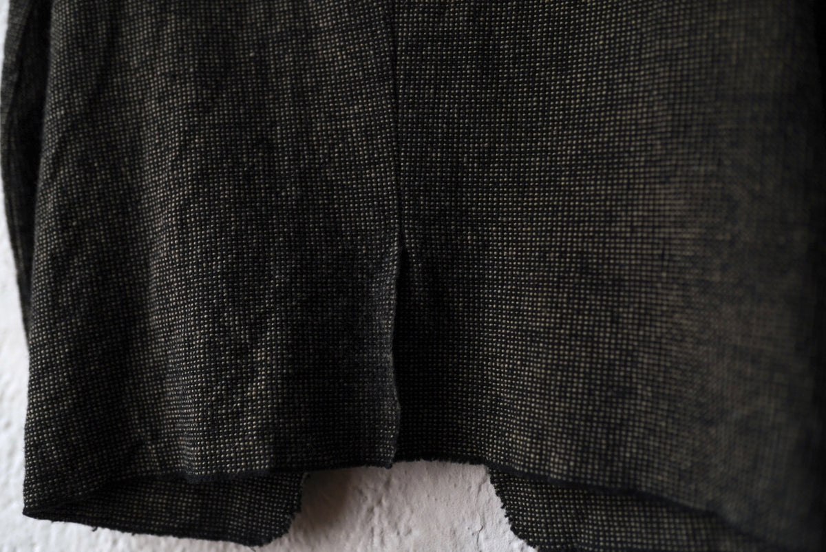 18AW NINA 手織ウールテーラードジャケット / isabella stefanelli(イザベラステファネリ)