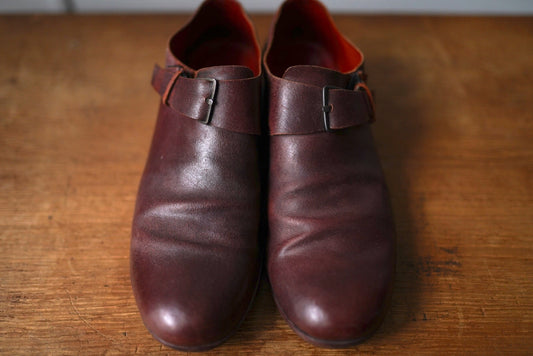 20AW Central Buckled Shoes セントラルバックルローカットレザーシューズ / m.a+(エムエークロス)