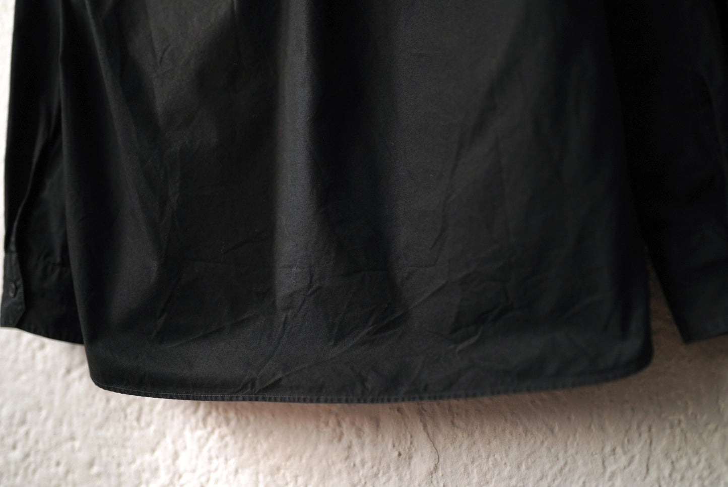 V-Neck Shirt Vネックコットンシャツ ブラック / LEMAIRE(ルメール)