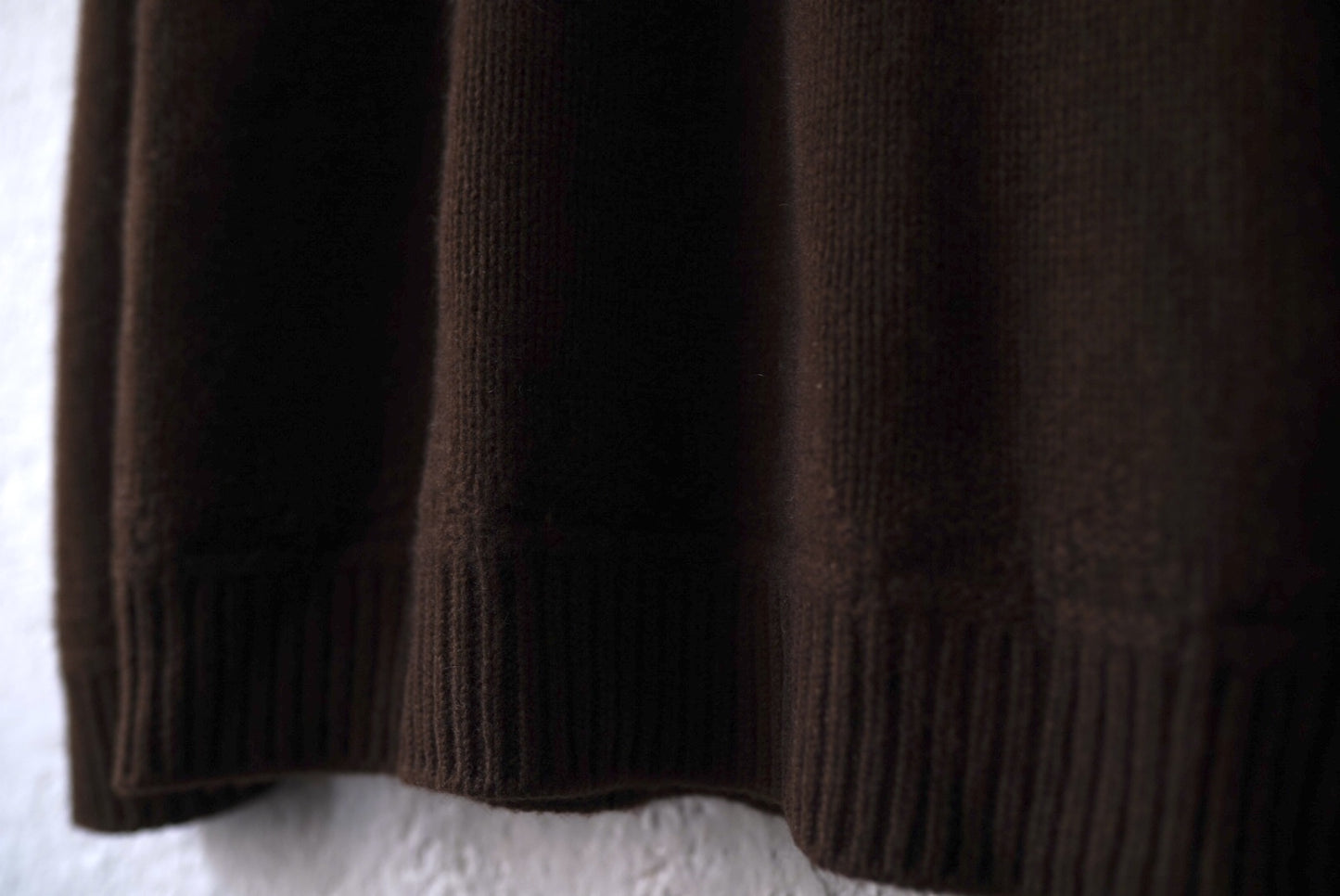 23AW KNIT001 ヤクウールクルーネックニットセーター / calmlence(カームレンス)