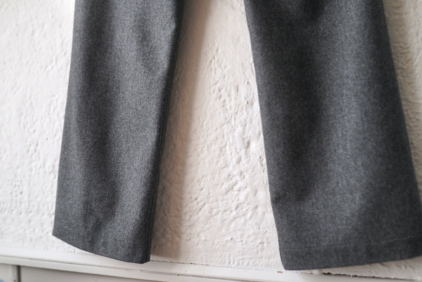 23AW CANONICO ウールフランネルイージートラックパンツ / CREST CLOTHING(クレストクロージング)