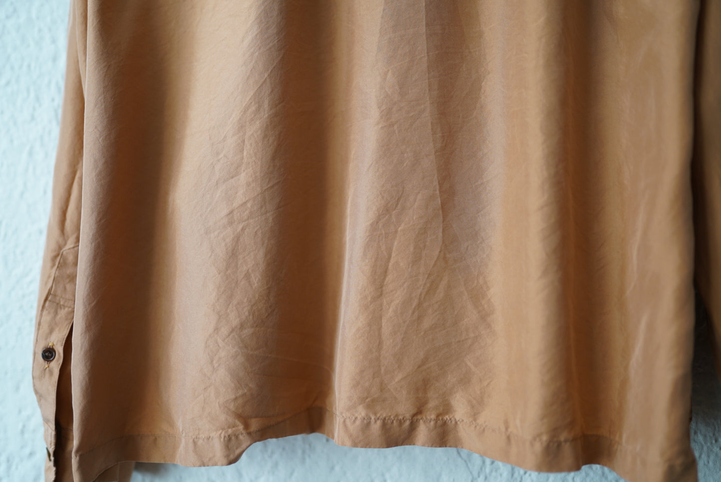 19SS WIDE OPEN COLLAR LS SHIRT 開襟シルクロングスリーブシャツ / YOKE(ヨーク)