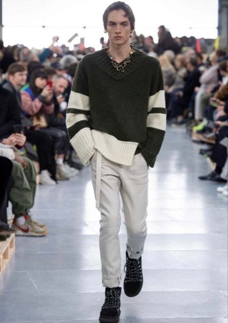 20AW Wool Knit Pullover Vネックウールニットセーター / sacai(サカイ)