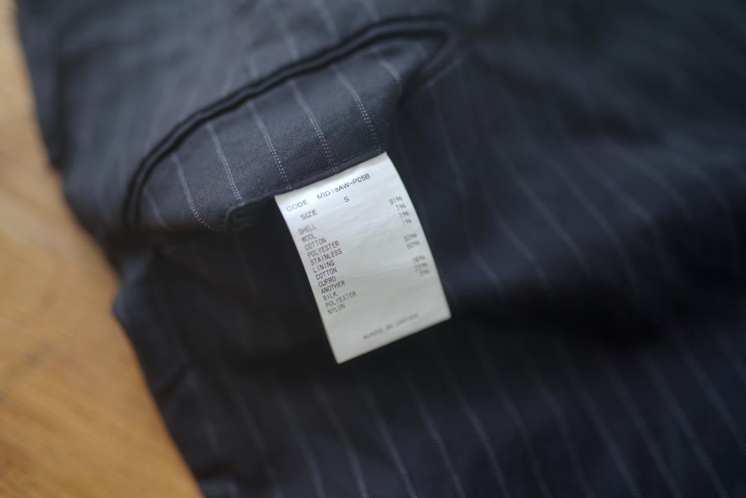 19AW Loro Piana Super130's Wool ウールスラックスパンツ / midorikawa(ミドリカワ)