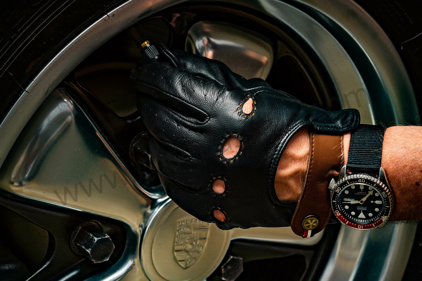 23SS Porsche 356 Leather Driving Gloves ドライビングレザーグローブ / Aime Leon Dore(エメレオンドレ)