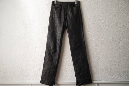 02SS ウォッシャブルレザーパンツ / C DIEM(カルペディエム)