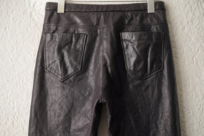 02SS ウォッシャブルレザーパンツ / C DIEM(カルペディエム)