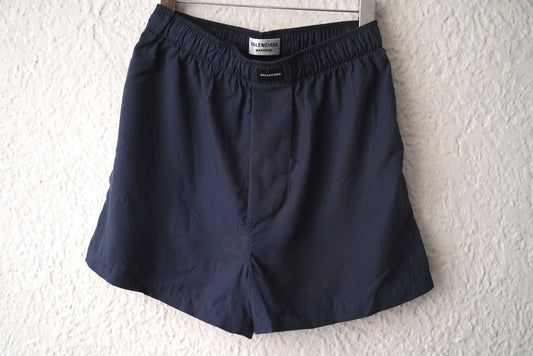 21SS シャドーロゴエンブロイダリーハーフパンツショーツ / BALENCIAGA(バレンシアガ)
