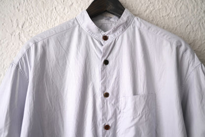 21SS Stand Collar Short Sleeve Over Shirts スタンドカラー半袖シャツ / the Crooked Tailor(ザ クルーキッドテーラー)