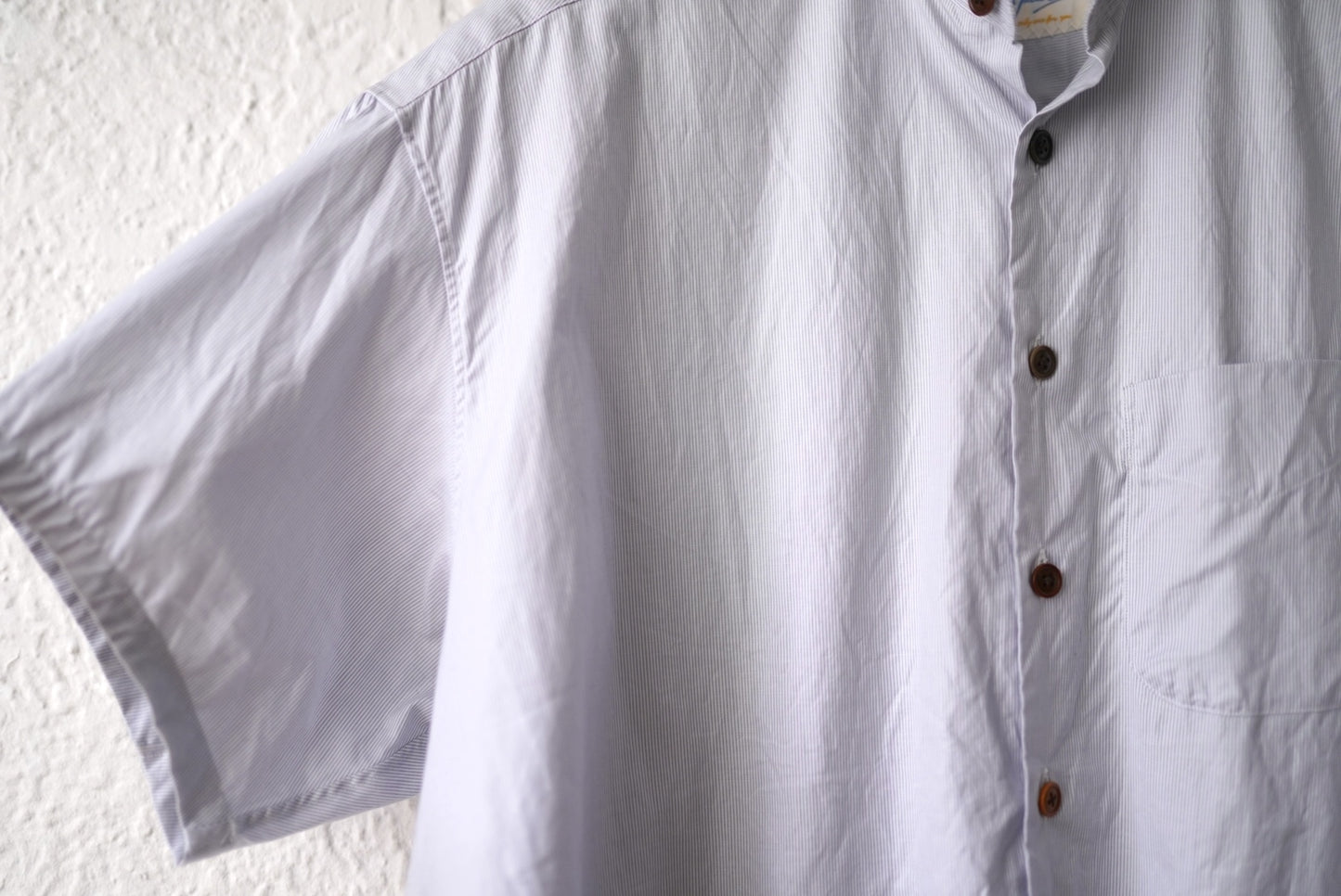 21SS Stand Collar Short Sleeve Over Shirts スタンドカラー半袖シャツ / the Crooked Tailor(ザ クルーキッドテーラー)