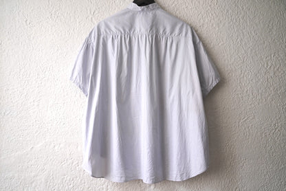 21SS Stand Collar Short Sleeve Over Shirts スタンドカラー半袖シャツ / the Crooked Tailor(ザ クルーキッドテーラー)