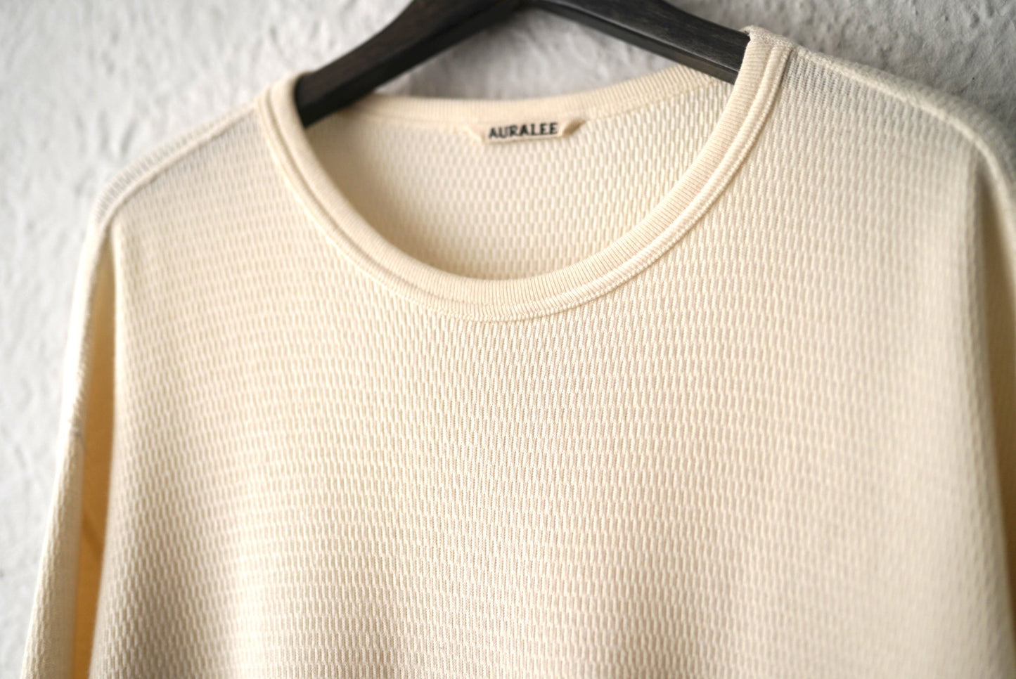 23AW LIGHT THERMAL P/O コットンウールサーマルトップス / AURALEE(オーラリー)