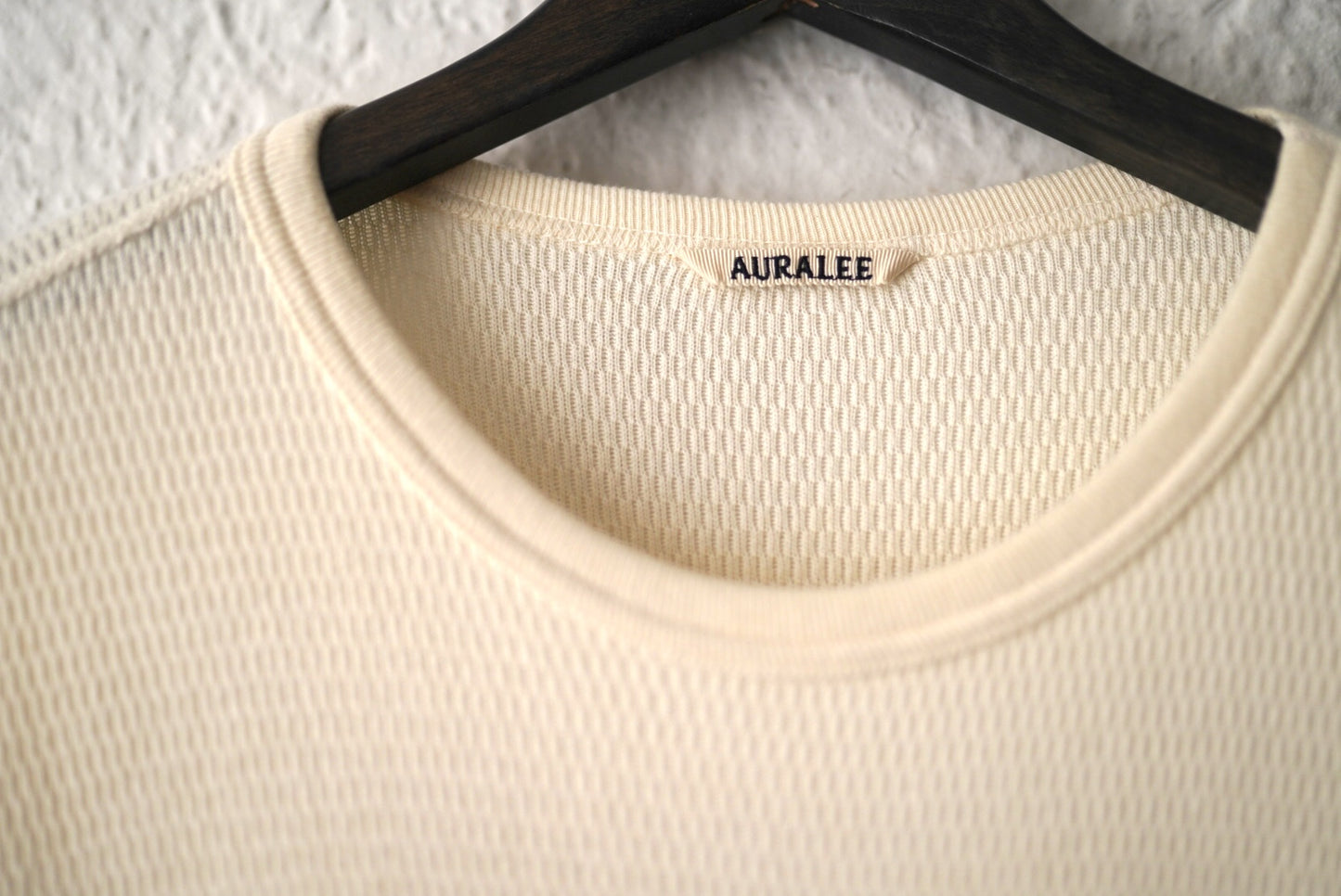 23AW LIGHT THERMAL P/O コットンウールサーマルトップス / AURALEE(オーラリー)