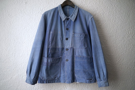 1940's フレンチモールスキンカバーオールジャケット / Vintage(ヴィンテージ)