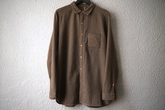 24AW RADIENT Standard Minimalist Shirt ウールプレーンシャツ / Project by H(プロジェクトバイエイチ)