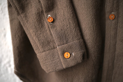24AW RADIENT Standard Minimalist Shirt ウールプレーンシャツ / Project by H(プロジェクトバイエイチ)