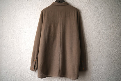 24AW RADIENT Standard Minimalist Shirt ウールプレーンシャツ / Project by H(プロジェクトバイエイチ)