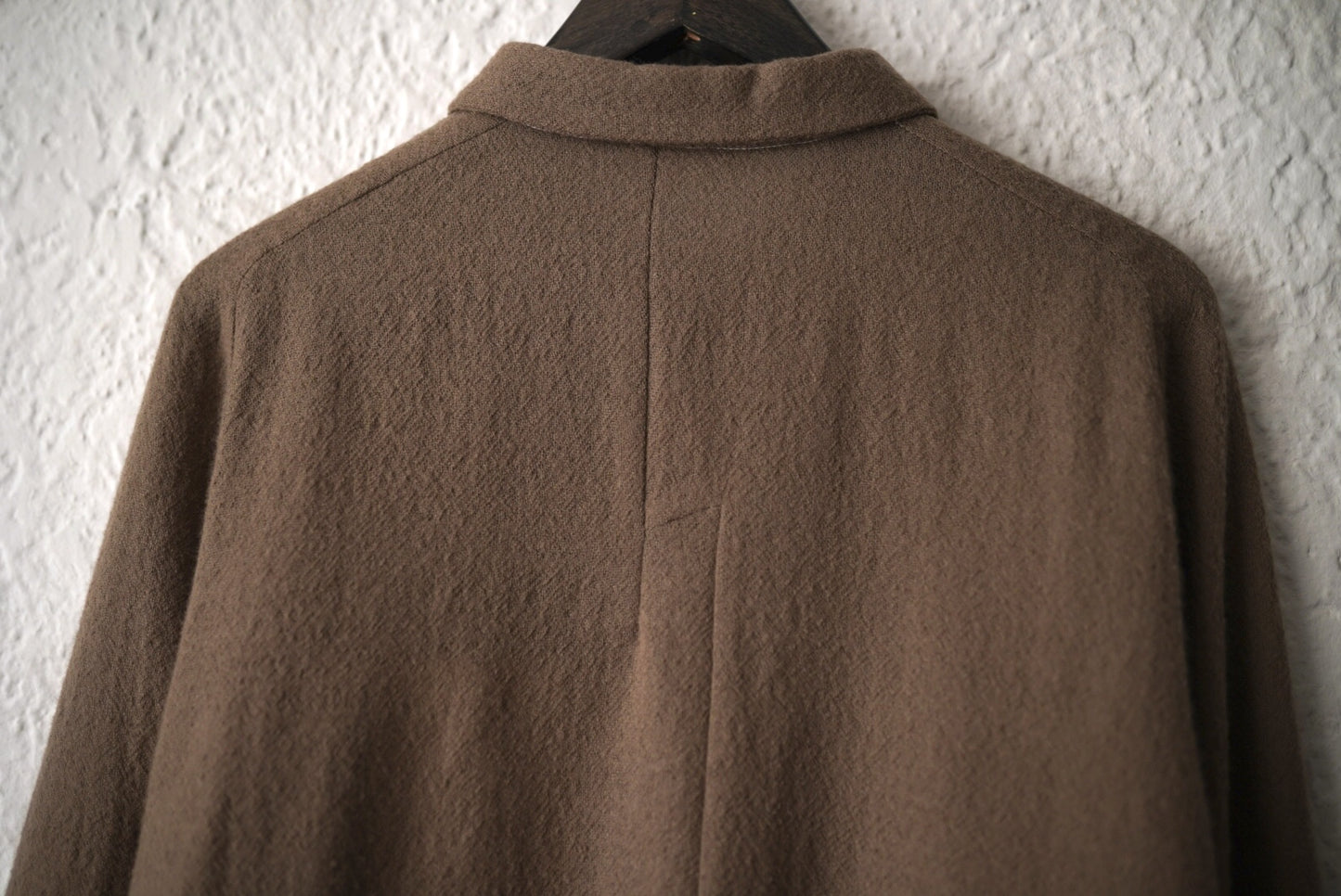24AW RADIENT Standard Minimalist Shirt ウールプレーンシャツ / Project by H(プロジェクトバイエイチ)