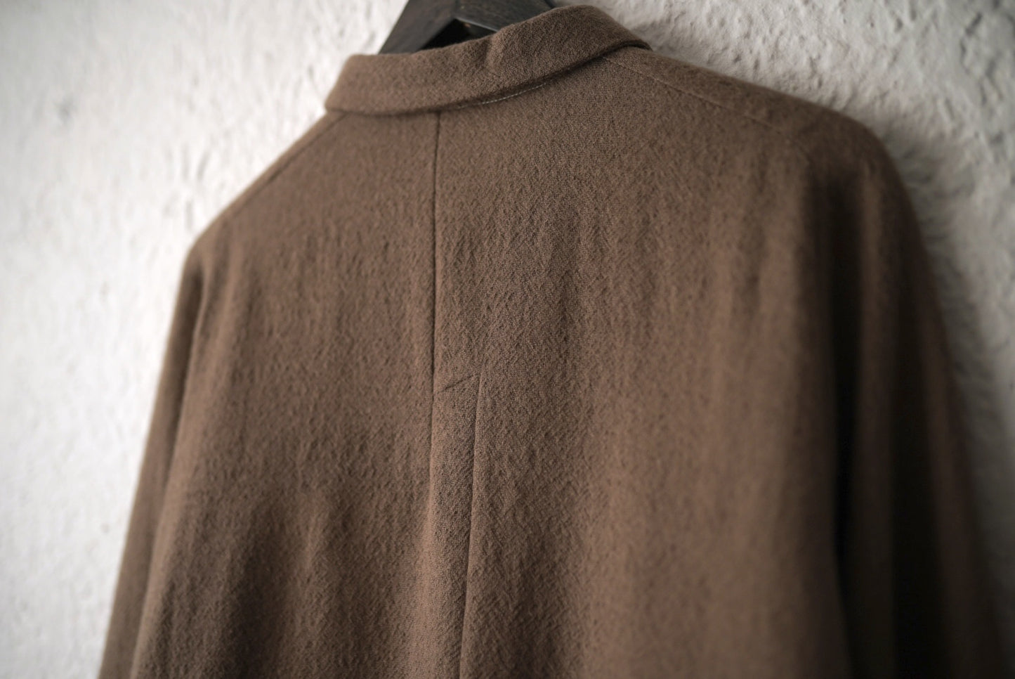 24AW RADIENT Standard Minimalist Shirt ウールプレーンシャツ / Project by H(プロジェクトバイエイチ)