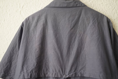 20SS OPEN COLLAR SHIRTS 開襟コットンシルク半袖シャツ ネイビー  / YOKE(ヨーク)