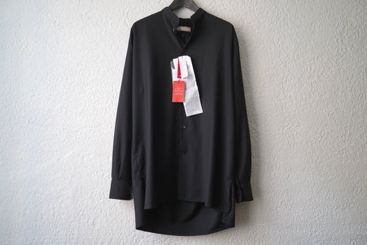 21SS CVS04 Piacenza Super140's Wool “SUBLIME” ウールヘリンボーンロングシャツ / Geoffrey.B.Small(ジェフリービースモール)