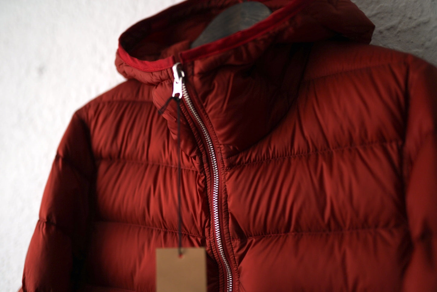 DOWN LINER HOODED フードダウンジャケット ライナー レッド / TEN-C(テンシー)