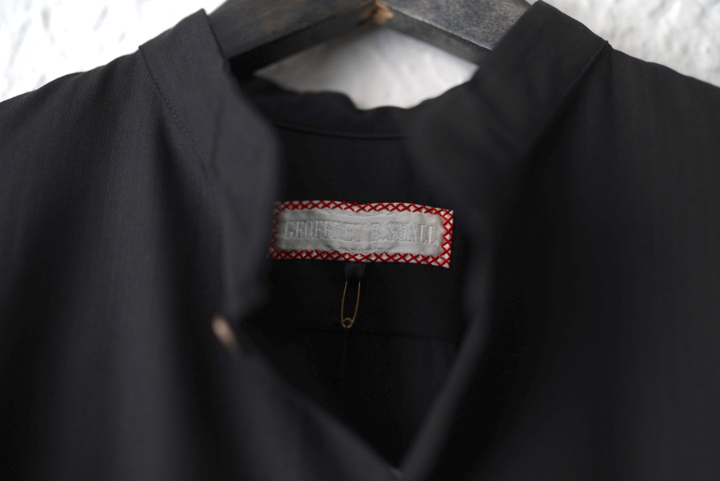 21SS CVS04 Piacenza Super140's Wool “SUBLIME” ウールヘリンボーンロングシャツ / Geoffrey.B.Small(ジェフリービースモール)