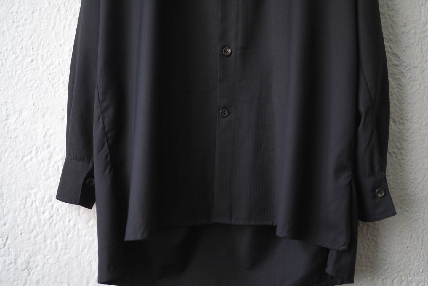 21SS CVS04 Piacenza Super140's Wool “SUBLIME” ウールヘリンボーンロングシャツ / Geoffrey.B.Small(ジェフリービースモール)