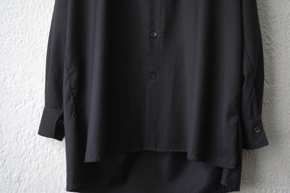 21SS CVS04 Piacenza Super140's Wool “SUBLIME” ウールヘリンボーンロングシャツ / Geoffrey.B.Small(ジェフリービースモール)