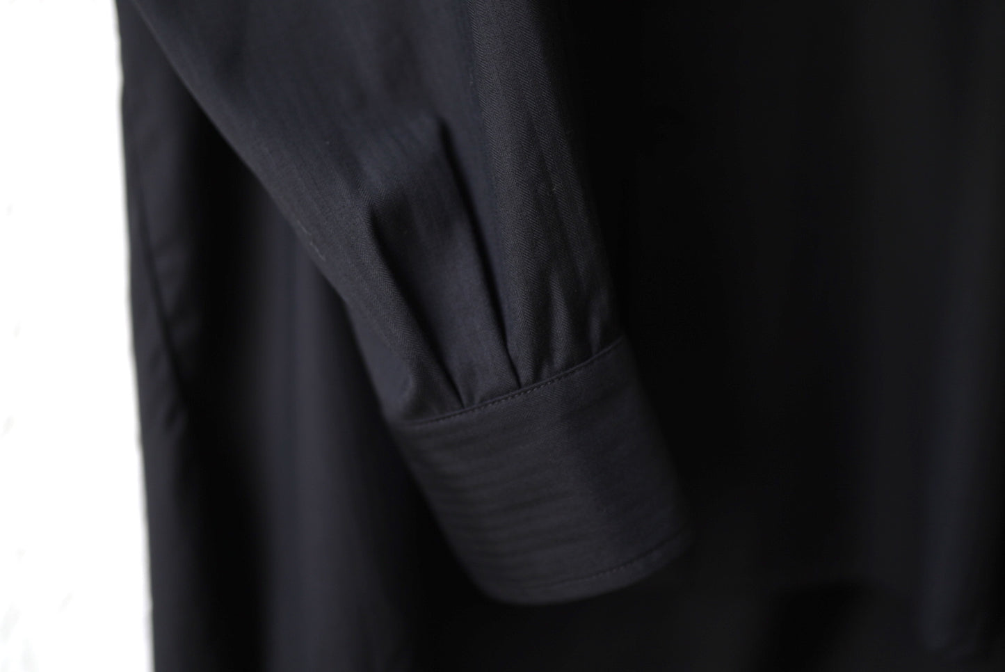 21SS CVS04 Piacenza Super140's Wool “SUBLIME” ウールヘリンボーンロングシャツ / Geoffrey.B.Small(ジェフリービースモール)