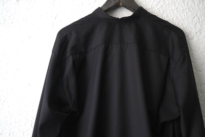 21SS CVS04 Piacenza Super140's Wool “SUBLIME” ウールヘリンボーンロングシャツ / Geoffrey.B.Small(ジェフリービースモール)