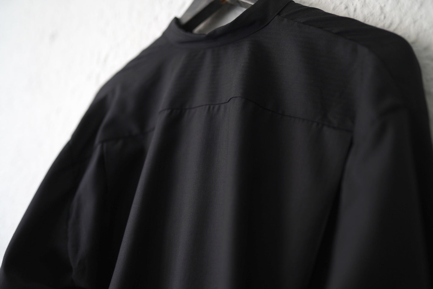 21SS CVS04 Piacenza Super140's Wool “SUBLIME” ウールヘリンボーンロングシャツ / Geoffrey.B.Small(ジェフリービースモール)